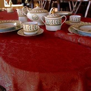 Rectangular Saxony Damask Tablecloth - Premier Table Linens - PTL 