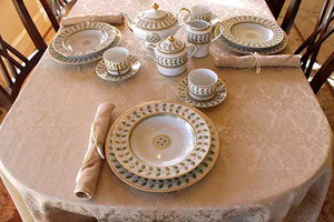 Rectangular Saxony Damask Tablecloth - Premier Table Linens - PTL 