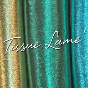 Rectangular Tissue Lame Tablecloth - Premier Table Linens - PTL 