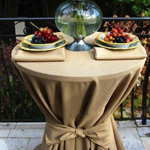 Rental Faux Burlap Tablecloth - Premier Table Linens