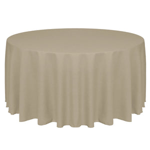 Round Faux Burlap Tablecloth - Premier Table Linens