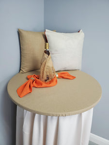 Round Havana Table Topper With Elastic - Premier Table Linens - PTL 