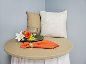 Round Havana Table Topper With Elastic - Premier Table Linens - PTL 