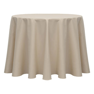 Round Poly Cotton Twill Tablecloth - Premier Table Linens