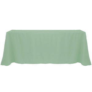 Seamist 90" x 156" Rectangular Poly Premier Tablecloth - Premier Table Linens - PTL 