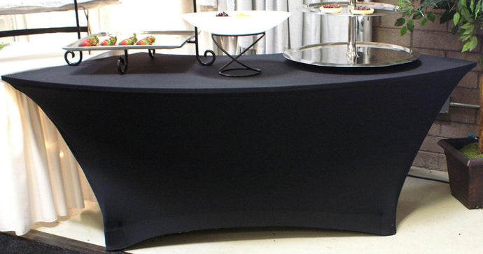 Spandex 5 x 10 Serpentine Tablecloth, 6030 Serpentine Tablecloth - Premier Table Linens - PTL 