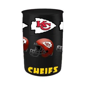 Custom Printed Spandex 55 Gallon Water drum for the KC Chiefs