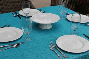 Square Crinkle Taffeta Tablecloth - Premier Table Linens - PTL 