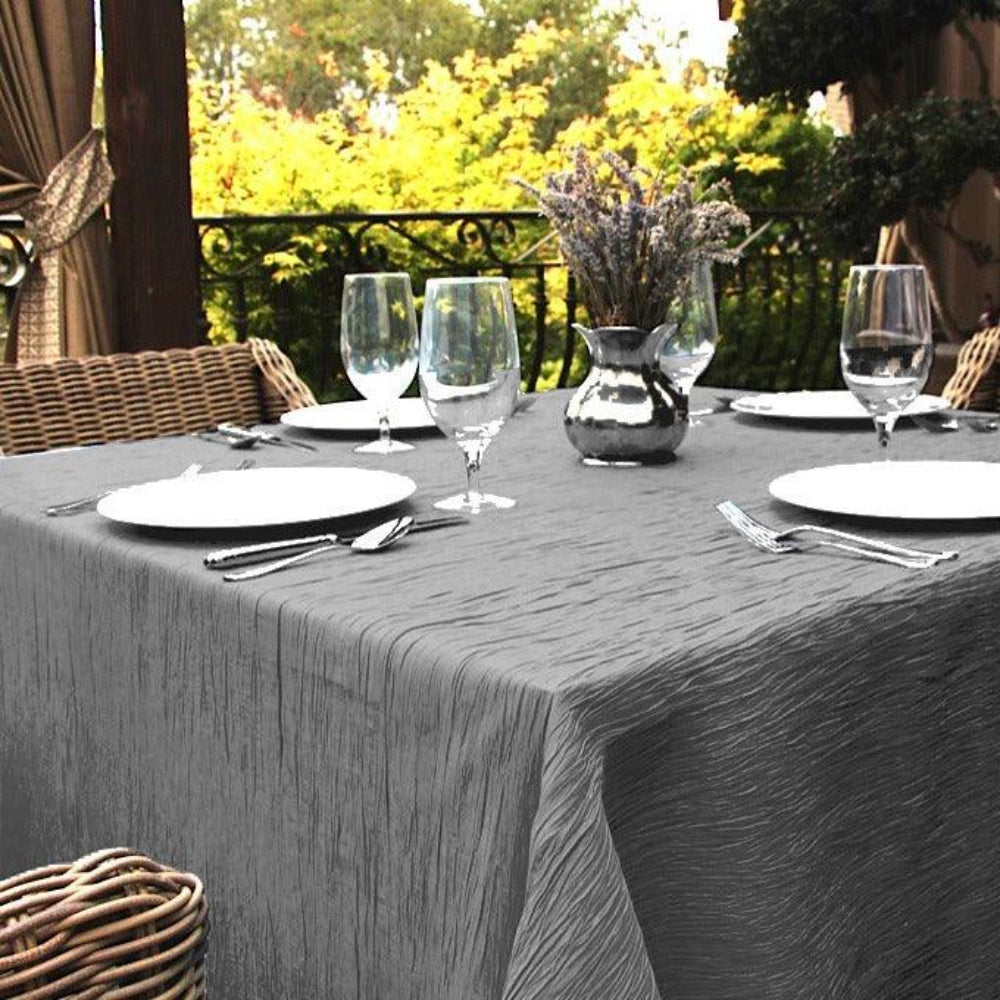 Square Crinkle Taffeta Tablecloth