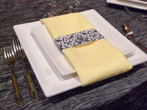 Square Crinkle Taffeta Tablecloth - Premier Table Linens - PTL 