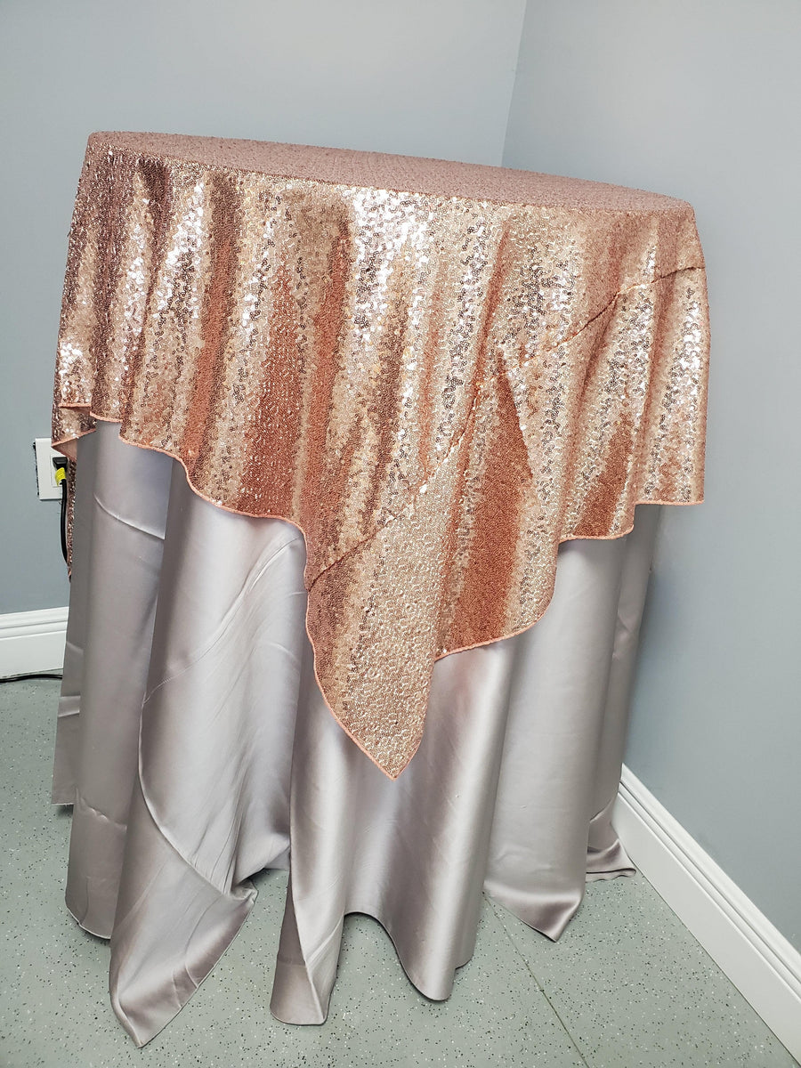 Gold Sequin Linens - On Call Event Rentals