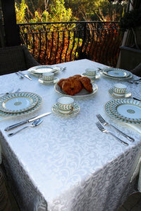 Square Somerset Damask Tablecloth - Premier Table Linens - PTL 