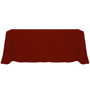 Terra Cotta 90" x 156" Rectangular Poly Premier Tablecloth - Premier Table Linens - PTL 