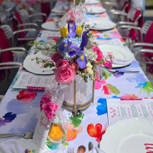 Bring Spring, Summer and Fall To The Table With A Floral Tablecloth