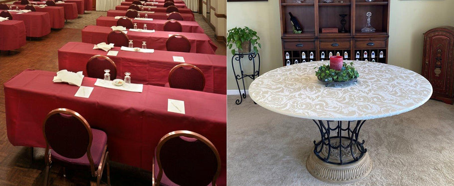 Fitted Tablecloths, How to Measure, What You Need To Know and Fitted Tablecloth Options