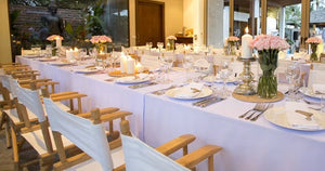 Table cloths - Linen, Poly, Spandex and Vinyl Tablecloths
