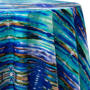 Psychedelic Oval Tablecloth