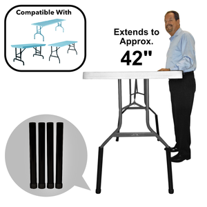 42" Table Leg Riser For Tables With Wishbone Legs