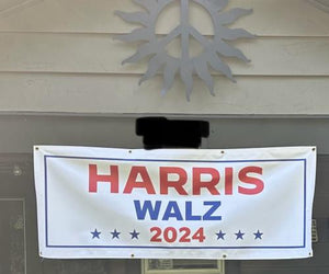 Harris for President Vinyl Banner With Grommets