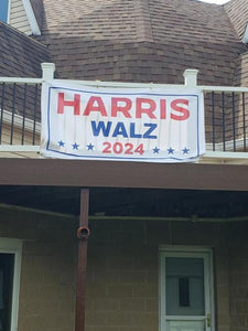 Harris for President Vinyl Banner With Grommets