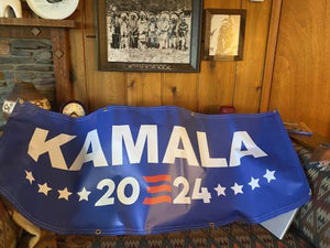 Harris for President Vinyl Banner With Grommets