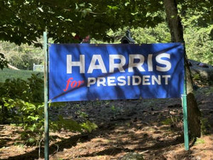 Harris for President Vinyl Banner With Grommets