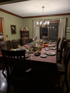 Rectangular English Linen Tablecloth