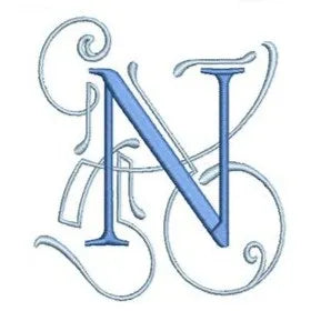 Embroidered Monogram Dozen Napkins
