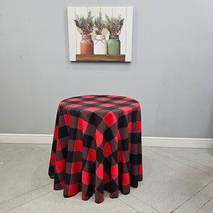 Round Plaid Tablecloth - Premier Table Linens