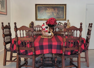 Plaid Tablecloth, Oval Tablecloth - Premier Table Linens