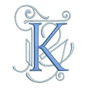 Embroidered Monogram Dozen Napkins