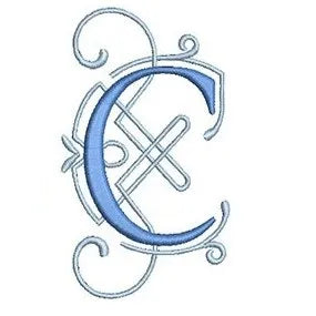 Embroidered Monogram Dozen Napkins