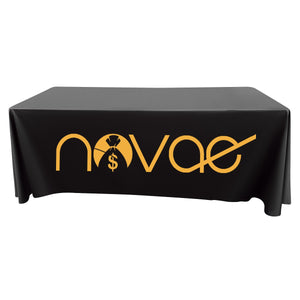 6' Custom Printed Table Throw or Fitted - Front Panel Print - Special