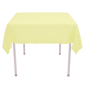 Maize 60" x 60" Square Poly Premier Tablecloth