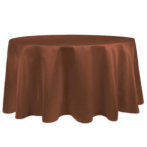 Round Duchess Satin Tablecloth