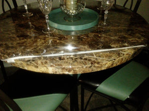 round fitted clear vinyl table cover