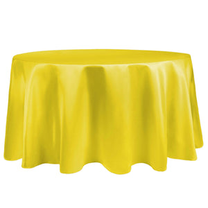 Round Duchess Satin Tablecloth