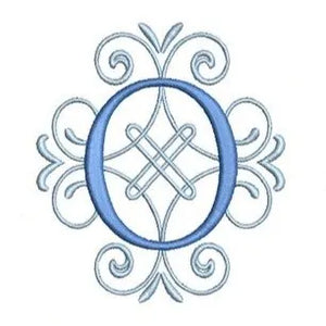 Embroidered Monogram Dozen Napkins