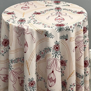 Round Christmas Tablecloth - Premier Table Linens
