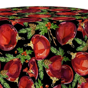 All Seasons, Holiday Tablecloth, Round Tablecloth - Premier Table Linens