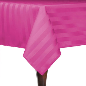 Square Poly Stripe Tablecloth - Premier Table Linens