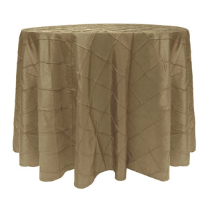 Round Bombay Pintuck Tablecloth