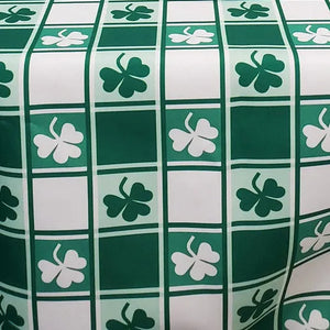 Oval St. Patrick's Day Print Tablecloths
