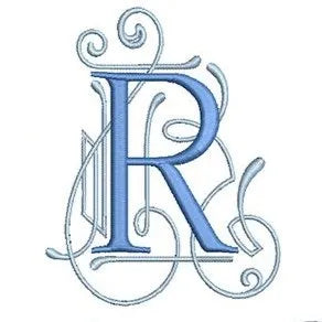 Embroidered Monogram Dozen Napkins