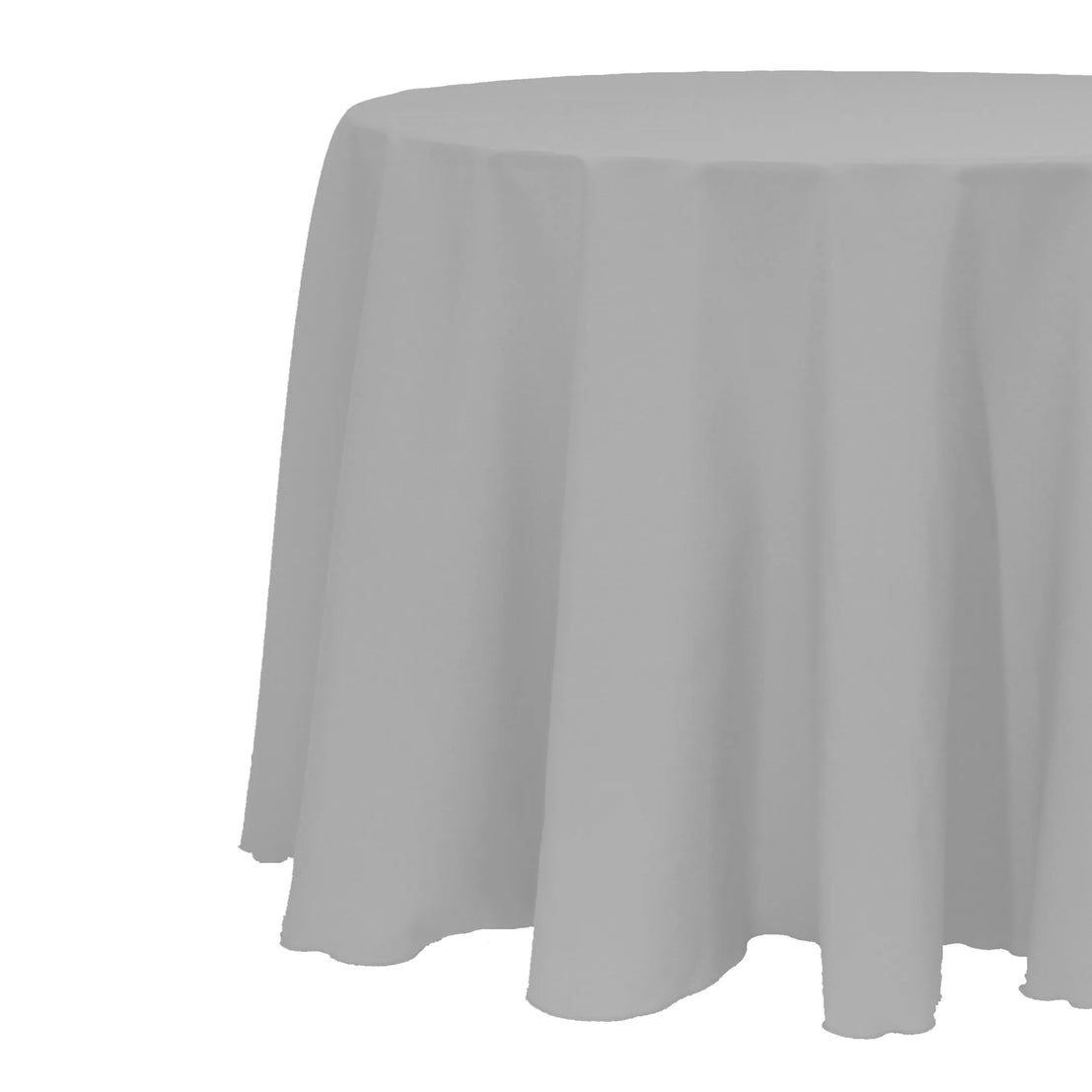 Table Cloth 90X156 - Silver Gray (Poly Oblong)