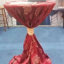 Round Art Deco Jacquard Tablecloth