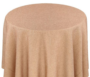 Round Mirage Basketweave Table Linen