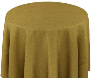 Round Mirage Basketweave Table Linen