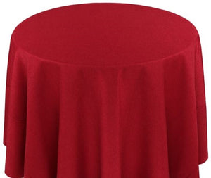 Round Mirage Basketweave Table Linen