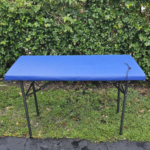Vinyl Fitted Tablecloth Square or Rectangular, Fitted Table Topper